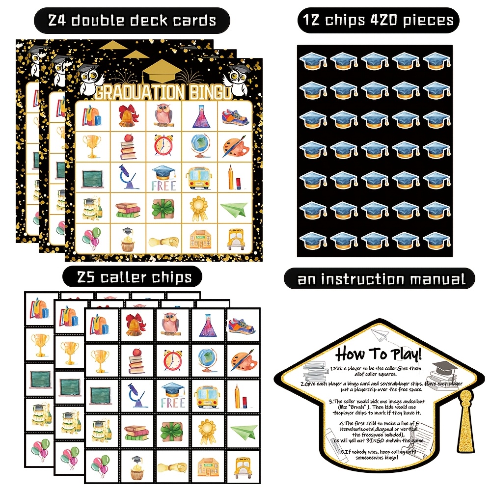 Party Games College - Conjunto de Jogo de Bingo de