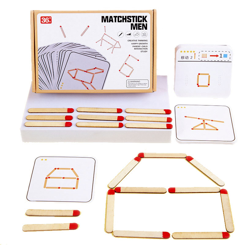 Party Games At Home - Montessori combina quebra-cabeças jogo brinquedos de