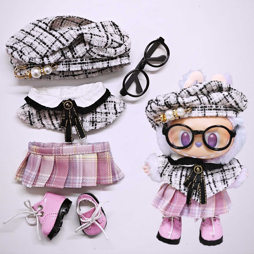 Party Games 15 In 1 - Para 15/17cm labubu roupas roupa estilo