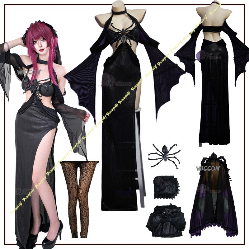 Party Games Girls - Trajes cosplay anime jogo meninas vestido