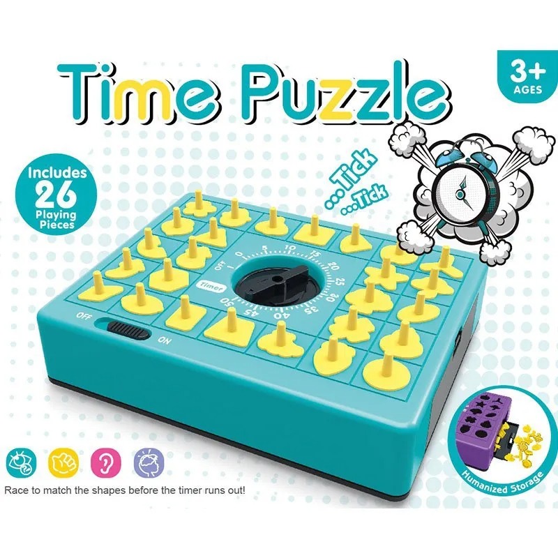 Party Games At Home - Quebra-Cabeça Educativo para Crianças com Tabuleiro