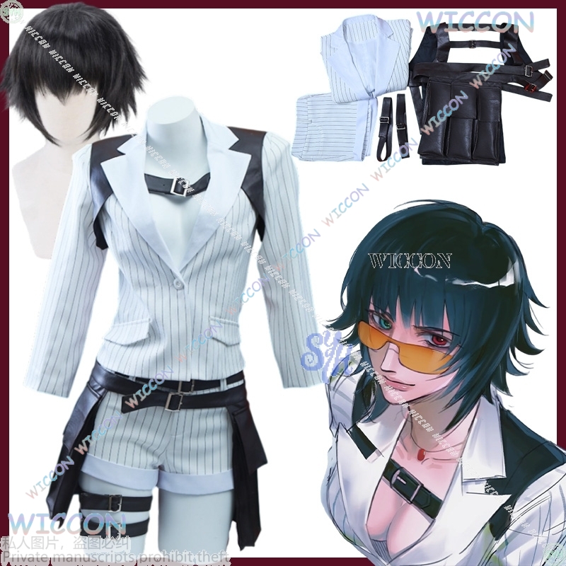 Party Games Girls - Anime traje punk sexy decote em