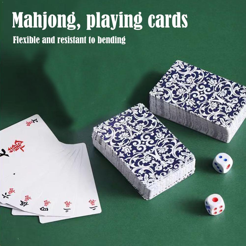 Conjunto de Mahjong com 144 Ca - Party Games At Home avaliação e preço