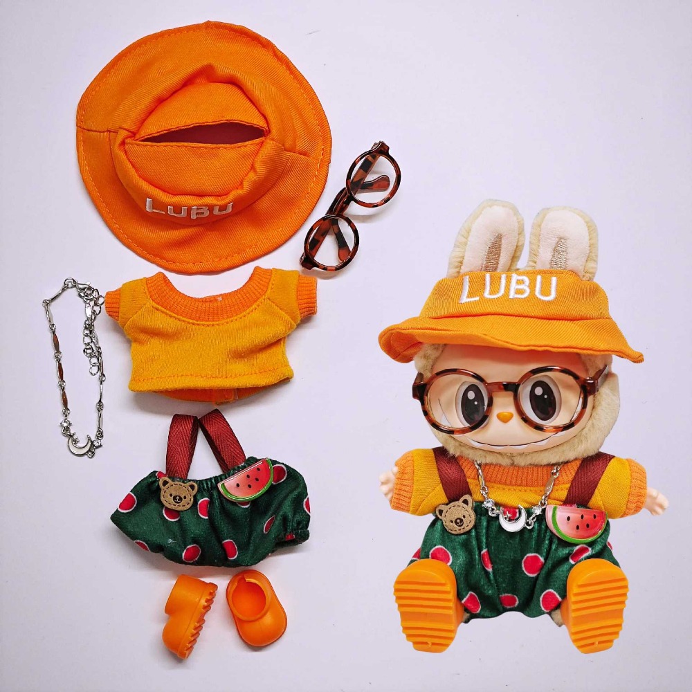 15/17cm labubu roupas de bonec - Party Games 15 In 1 avaliação e preço