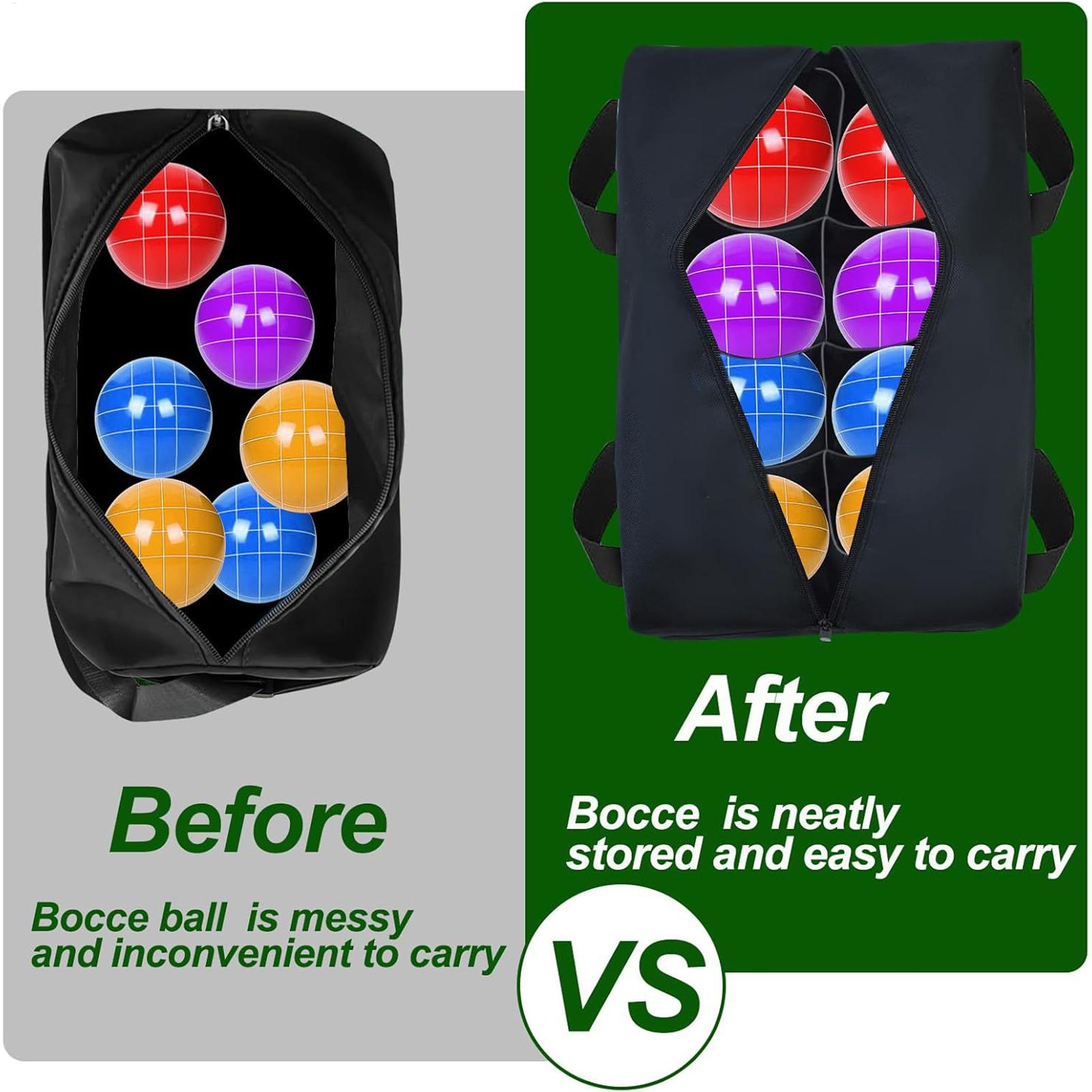 Sacos de bola 8 compartimentos - Bocce Ball Lawn avaliação e preço
