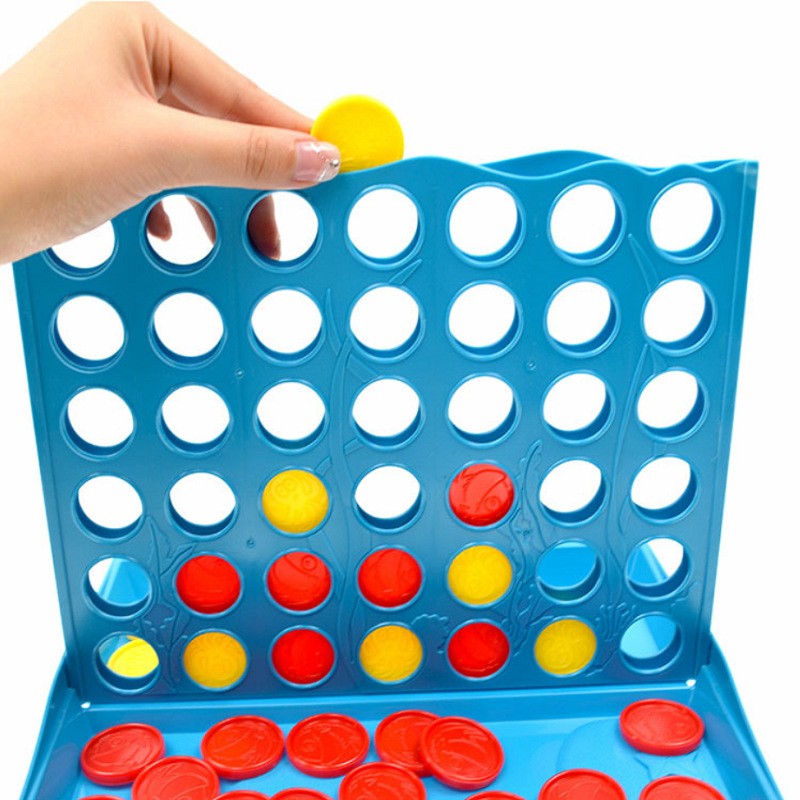 Jogo de Tabuleiro 3D Quatro em - Party Games At Home avaliação e preço