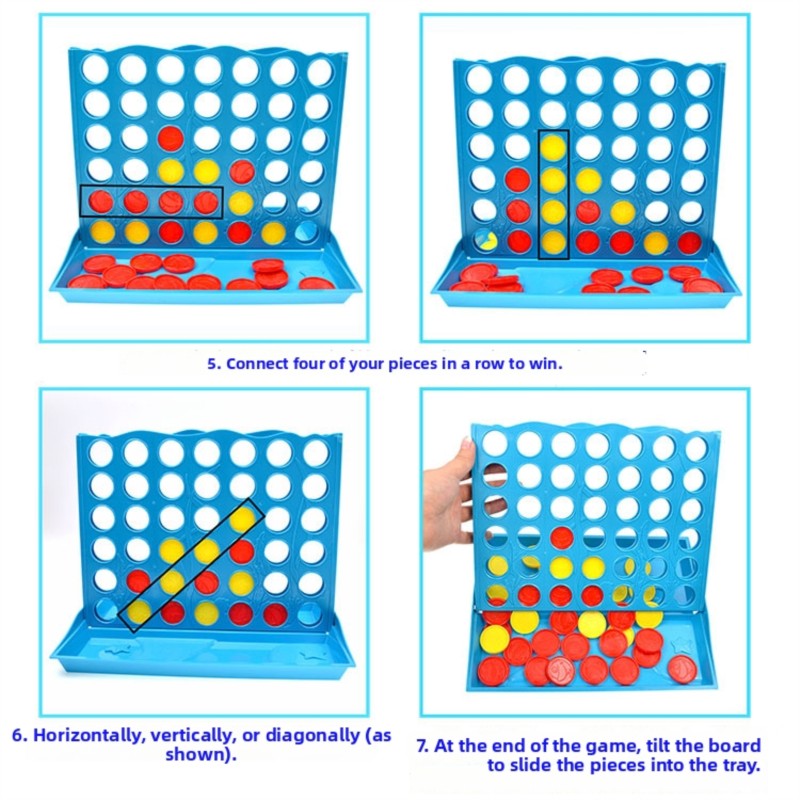 Jogo de Tabuleiro 3D Quatro em - Party Games At Home avaliação e preço