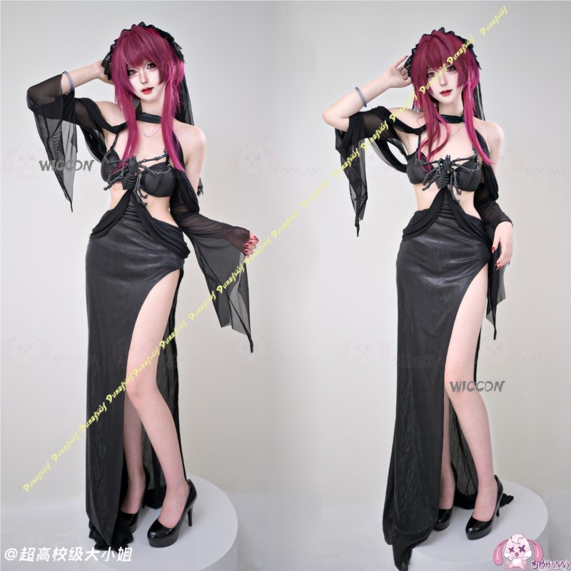 Trajes cosplay anime jogo meni - Party Games Girls avaliação e preço