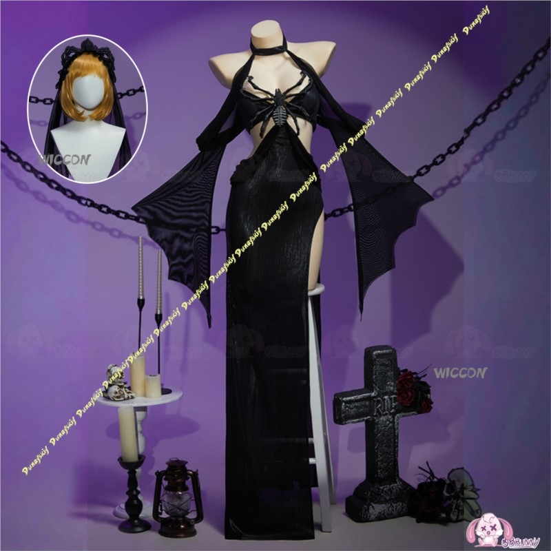 Trajes cosplay anime jogo meni - Party Games Girls avaliação e preço