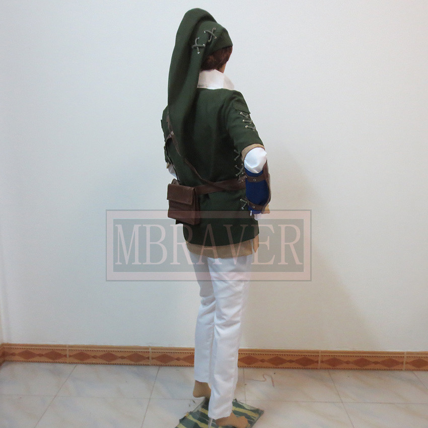 Zelda link cosplay traje hallo - Zelda Party Games avaliação e preço